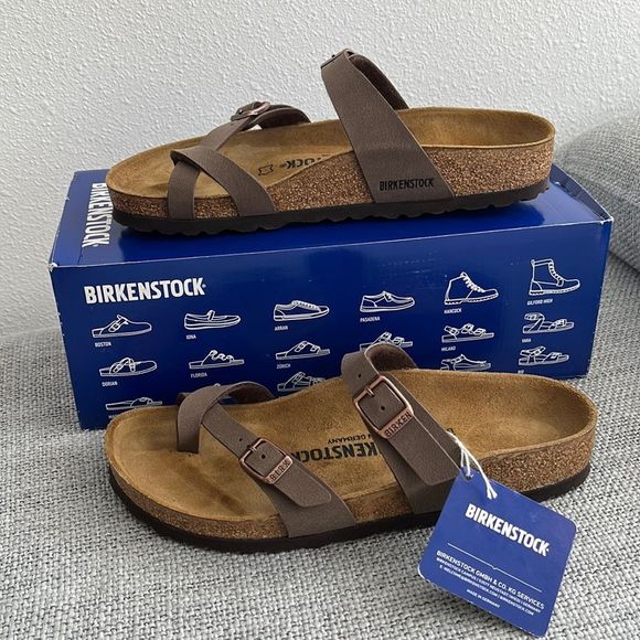 Birkenstock Mayari Mocca Sandal Size 7 or 7.5 Narrow - Picture 2 of 8
